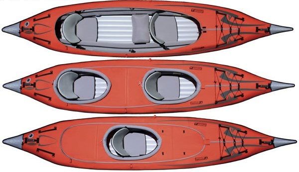 Advanced Elements Advancedframe Convertible Tandem Inflatable Kayak
