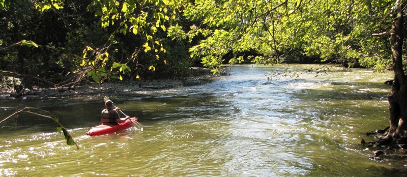 Elkhorn Creek Kayaking Kentucky