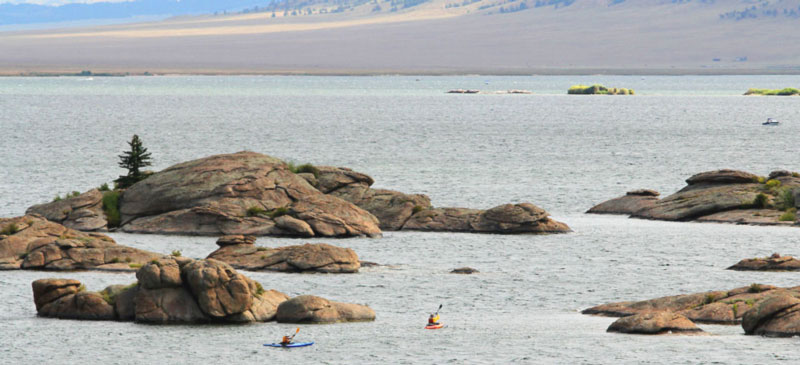 Eleven Mile Reservoir Kayaking