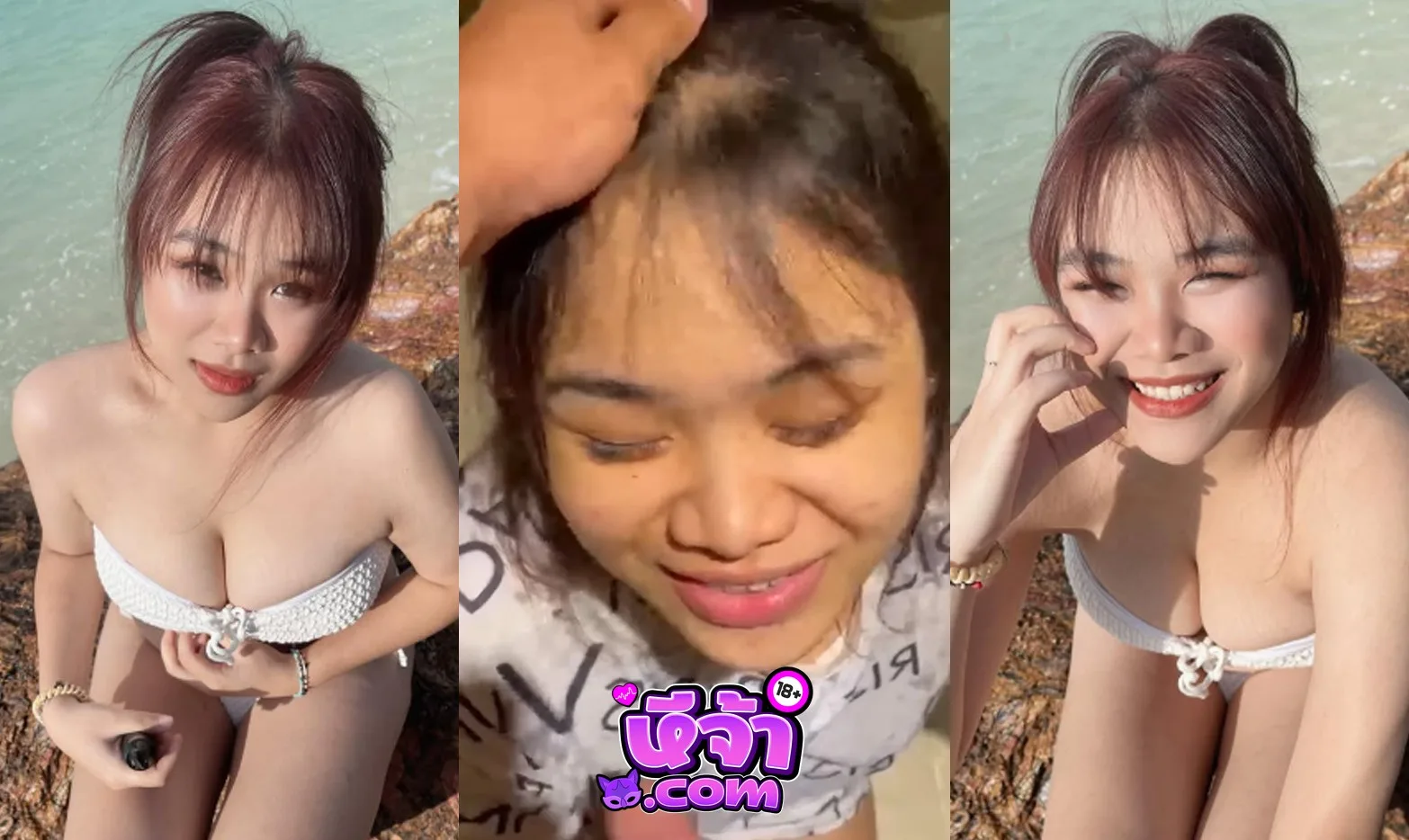 คลิปหลุดทางบ้าน สาวสวย หุ่นแน่นๆ เต็มไม้เต็มมือทุกมุม xxx โม๊คควยให้ผัวในห้องน้ำ แตกคาปากอย่างแจ่ม